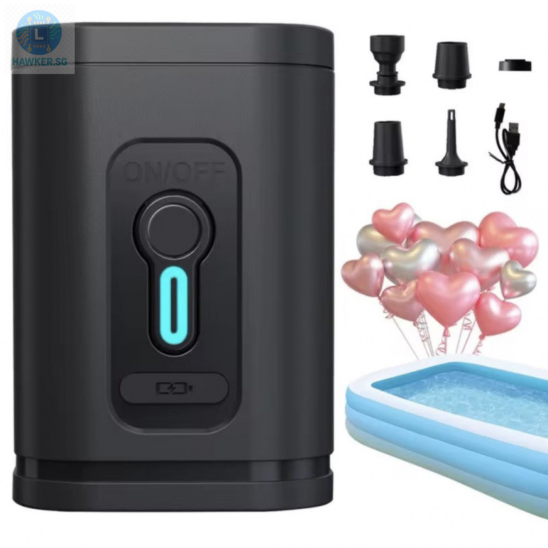 Hawker Electric Inflation Pump Rechargeable Automatic Mini Inflatable ...