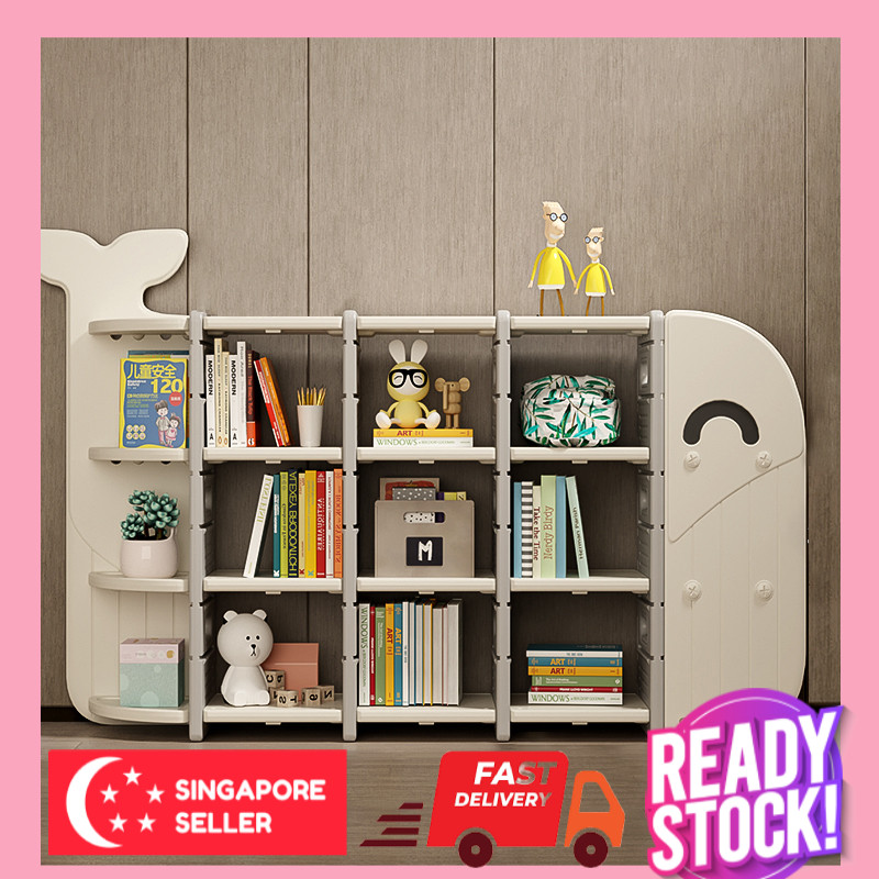 Tutusbaby Kids Book Shelf - Fish (with / without door) | Shopee Singapore
