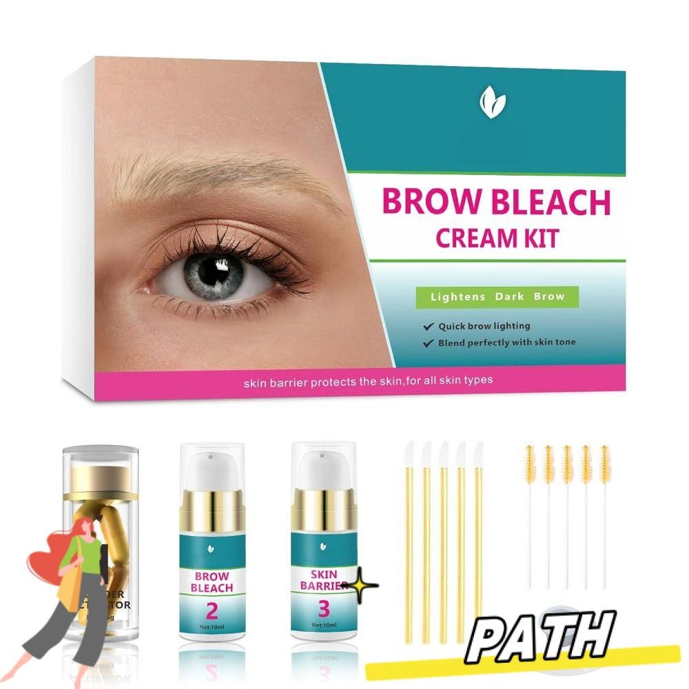 PATH Brow Bleach Kit, Eyebrow Bleach Quick Brow Lightening Kit, Hot No ...