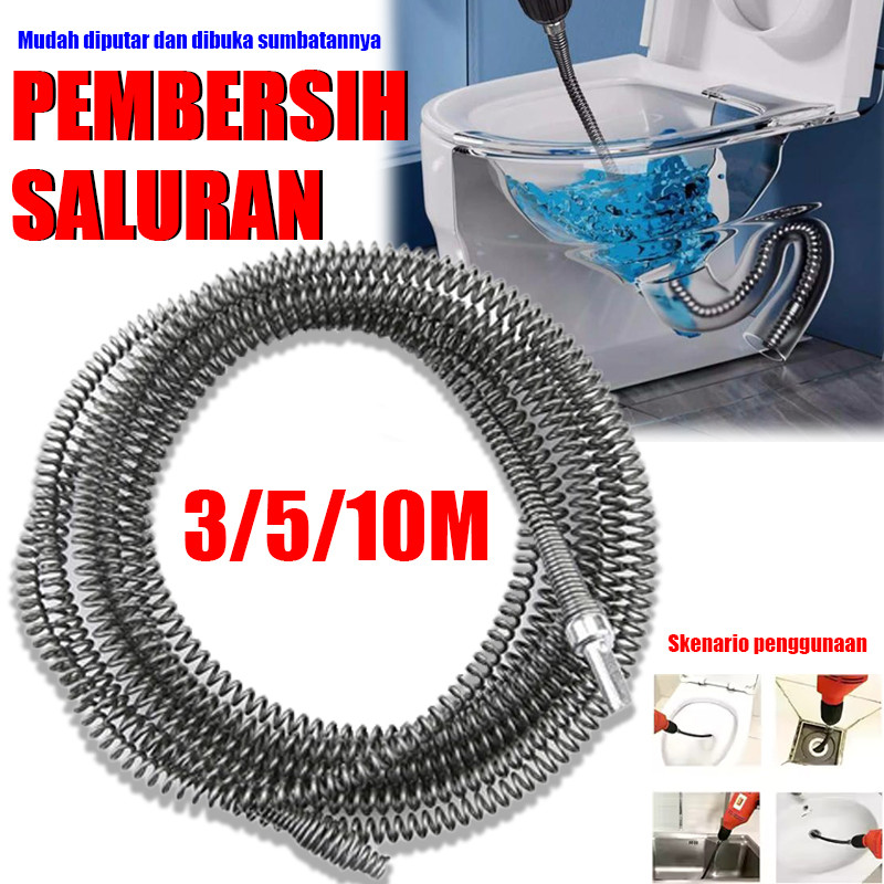 Pipe Cleaner Tool for Clogged Pipes, Wire Drain Cleaning Tool, Drill ...
