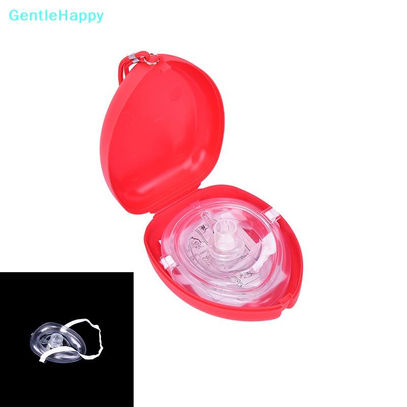 GentleHappy 1 Pocket CPR Mask in hard case Resuscitation Face Shield ...