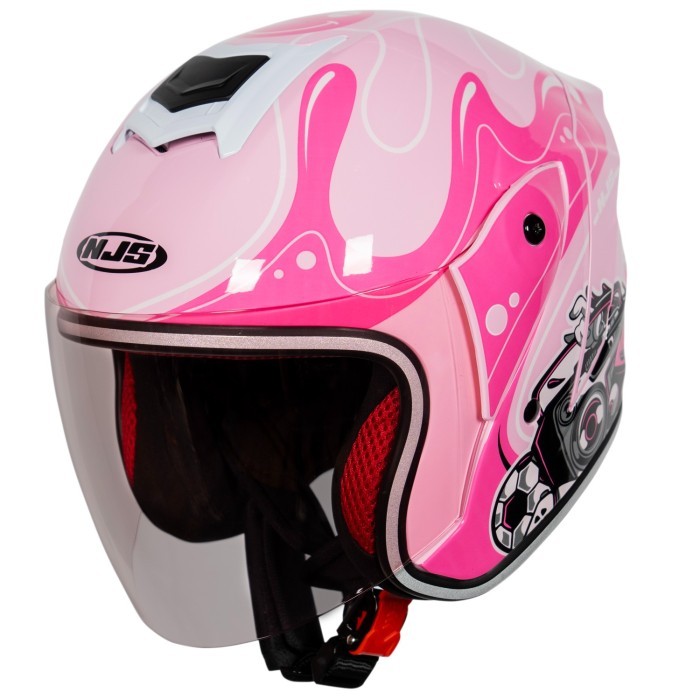 NJS Kairoz Kids Signature - Helm Anak (FREE MAINAN ANAK) - Helm Anak / Helm NJS / NJS Anak / Kairoz Anak / Kairoz / Kairoz Motif Anak / NJS ORI / SNI - Gambar 4