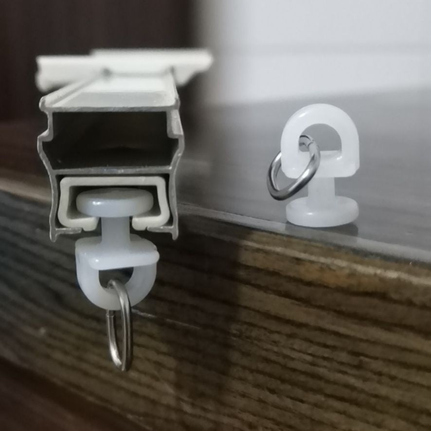 Curtain Track Roller Hook Traveling Wheel Retaining Ring Curtain ...