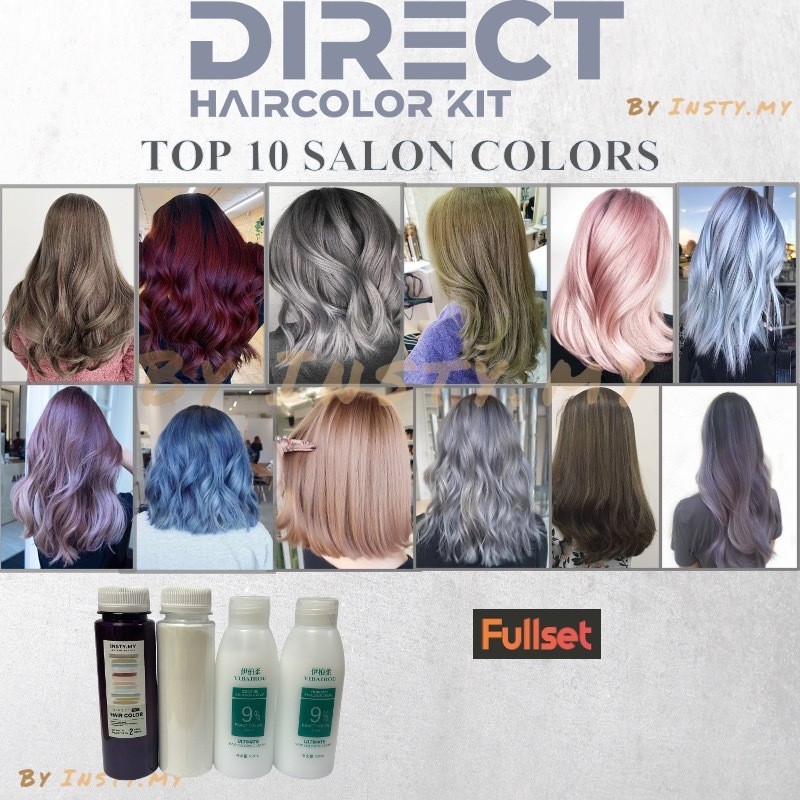 DIRECT Salon Ash-Color Range (10 Top Salon Color) | Shopee Singapore