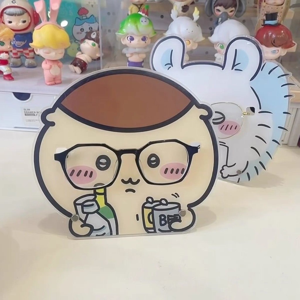Chiikawa Doujin Homemade Momonga Hachi Kurimannjyuu Acrylic Glasses ...