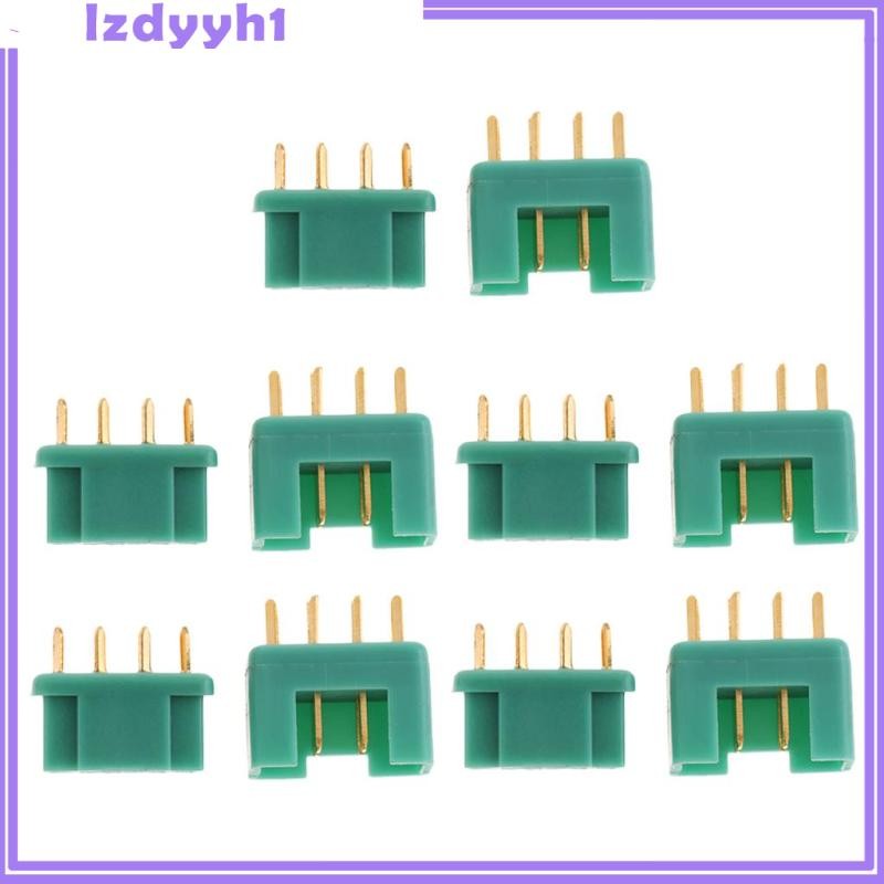 Lot De 20 Paires De Connecteurs Banane Plaqués Or 3.5 Mm – Mâle Et Femelle – Faible Résistance Pour Batteries RC Et Moteurs