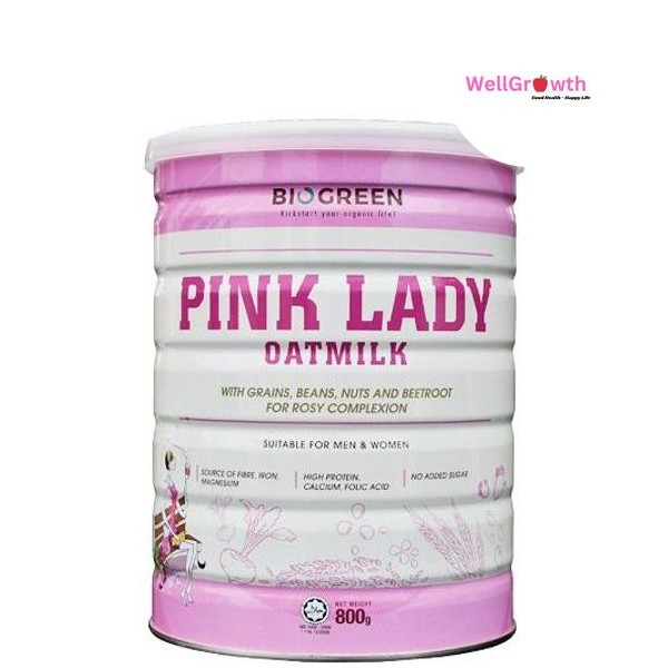 Biogreen - Wholefood Plant Based Milk, Pink Lady Oatmilk (800g ...