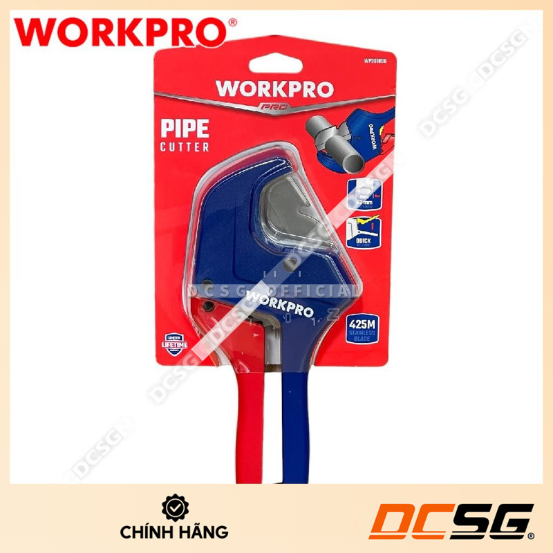 Workpro WP self-expanding PVC pipe cutter 42mm stainless steel blade ...