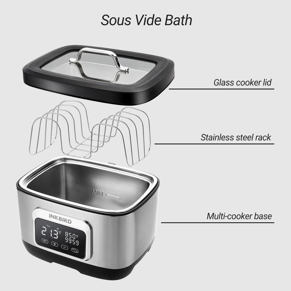 INKBIRD ISV-500W Wifi 8L Sous Vide Machine Slow Cooker Electric ...
