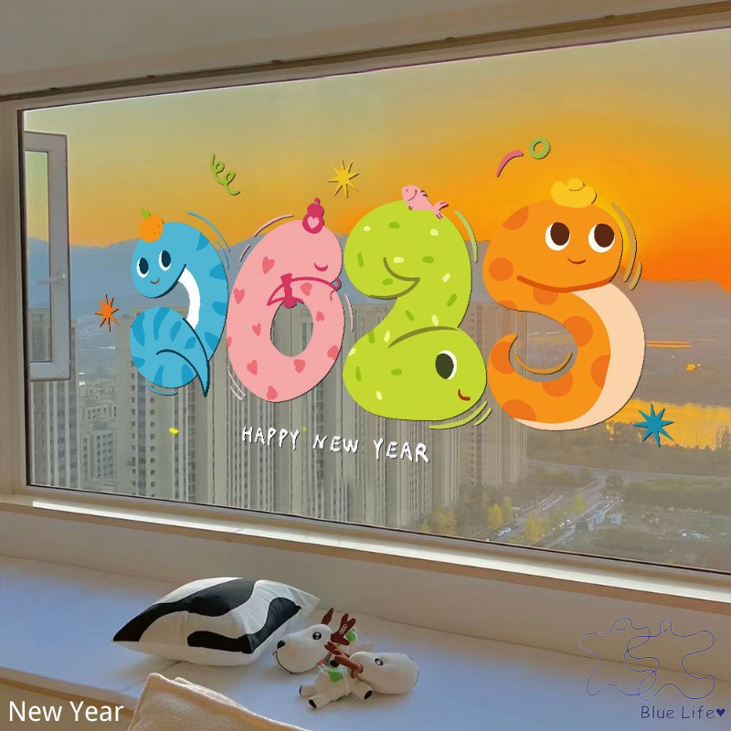 2025 Year of the Snake Cartoon Static Sticker Spring Festival ...