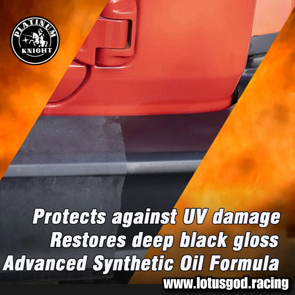 Product image Premium Plastic Restorer Back To Black Gloss Plastic Parts Temporary Repair Restore Spray Exterior Renovator Cleaning So 2