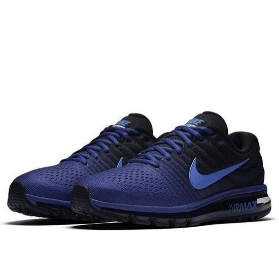 Nike Air Max 2017 Sneakers Running Blue Black Cobalt 849559 401 Men s Sizes New Shopee Singapore