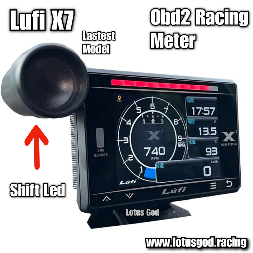 Lufi X7 Obd GPS Head Up Display Turbo Charge Oil Pressure