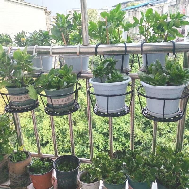 Authentic Hanging Wrought Iron Flower Basket SG Seller - Balcony ...