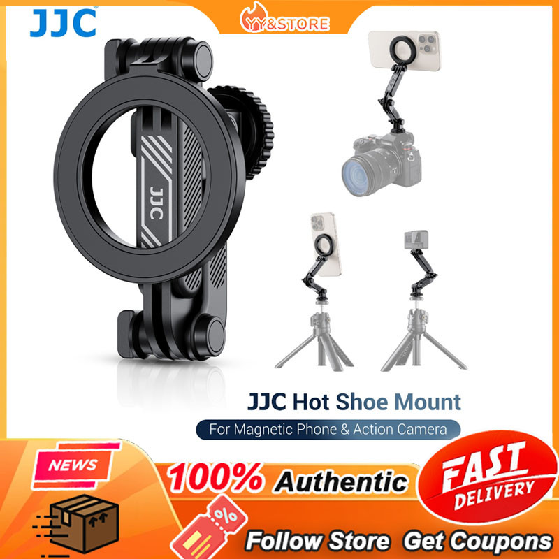 JJC Cold Shoe Mount Adapter For Sony Multi Interface Shoe - Convert To Standard Cold Shoe