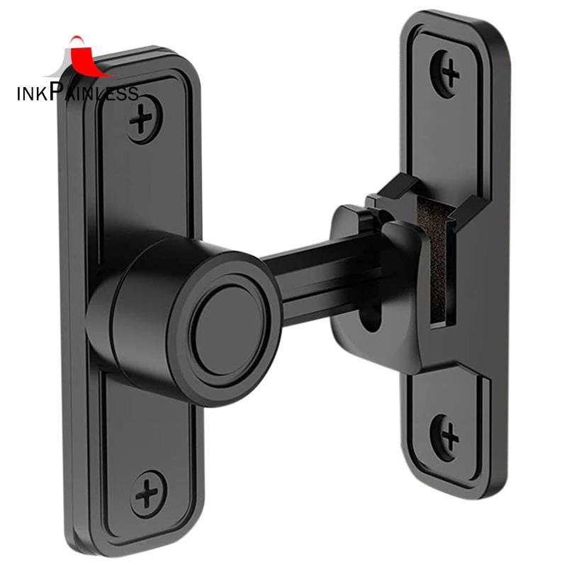 Heavy Duty Gate Latches 90 Degree Right Angle Barn Door Lock Anti-Theft ...