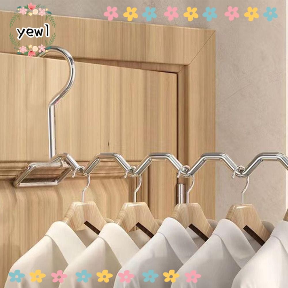 CEDAR Stainless Steel Coat Hanger Multi Function Portable Folding