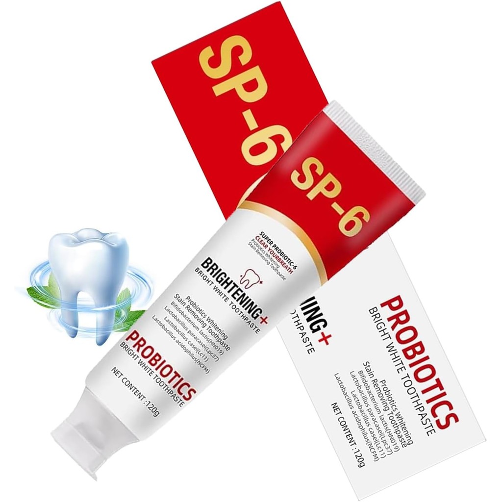 MS DRWIKEY Probiotics Bright White Toothpaste, sp-6 ultra whitening ...