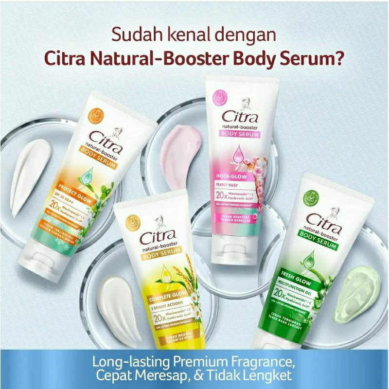 Citra Natural Booster Body Serum 180ml / Multifunction Gel Aloe 100ml-180ml / Merah Jingga Official - Gambar 4