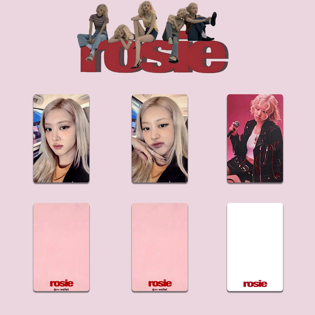Kpop Idol ROSE Solo Album ROSIE Photocards | Shopee Singapore