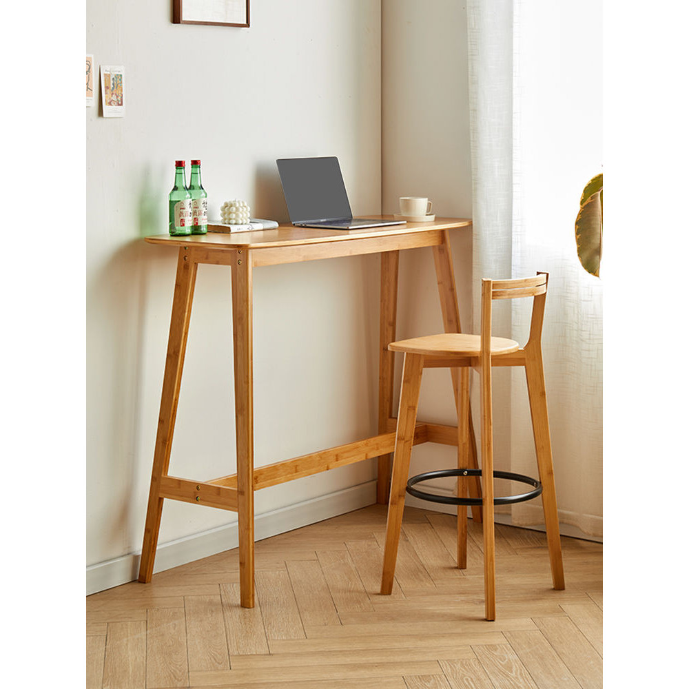 Bar Counter Home Nordic Wall High Leg Bar Counter Small Apartment ...