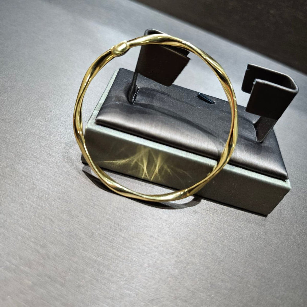 22k / 916 Gold Solid Infinity Bangle by Best Gold Shop | Shopee Singapore