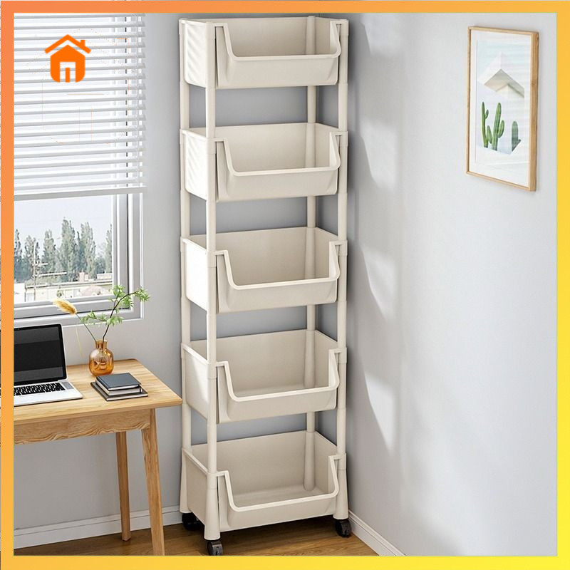 Bookshelf Floor-Standing Simple Home Use Children's Multi-Layer Storage ...