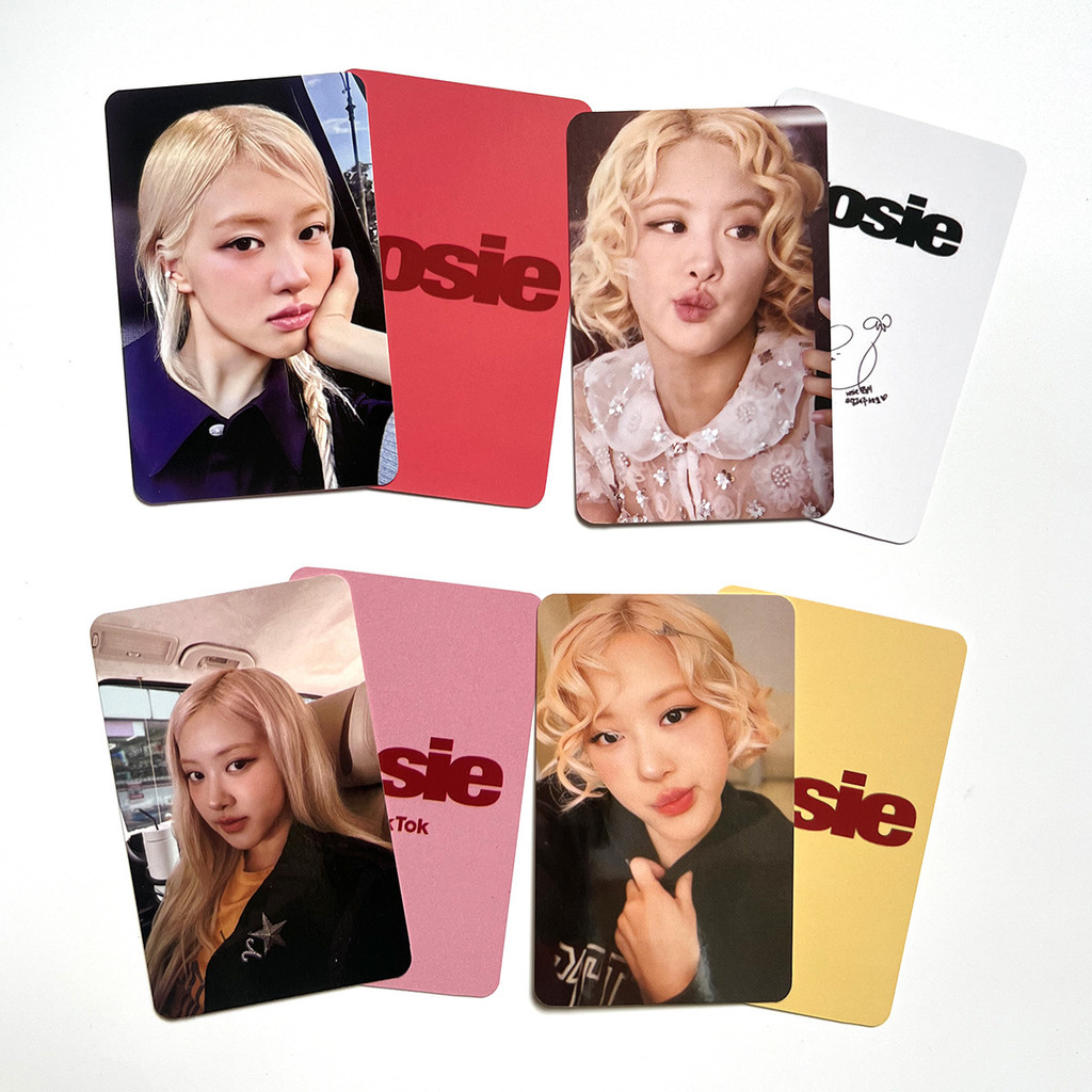 Kpop Idol ROSE Solo Album ROSIE Photocards | Shopee Singapore