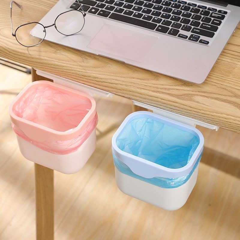Study Table Classroom Desk Desktop Invisible Hanging Nail Trash Can ...