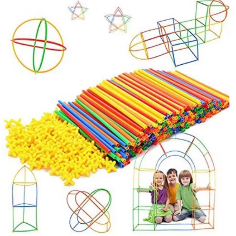 Straw Constructor Building Toy Straws and Connectors Building Sets ...