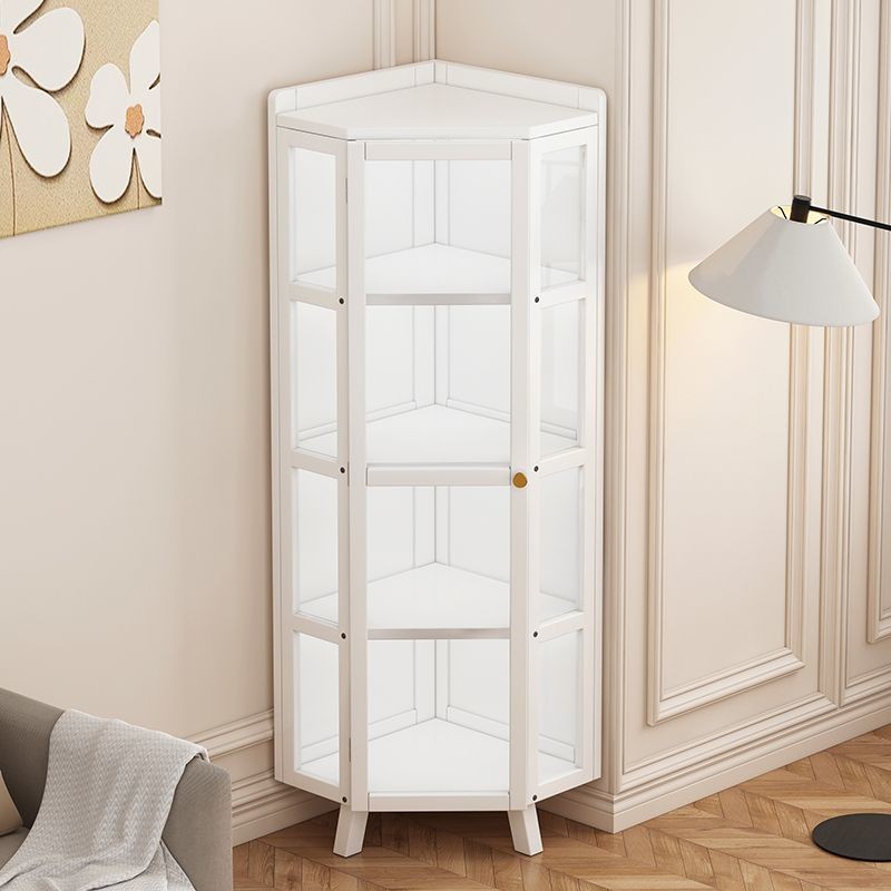 Multi-Layer Storage Rack Simple Household Storage Cabinet Wall Bamboo ...