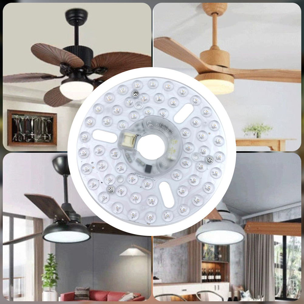 3.9/4.9/6.2 Inch 15/18/24W Ceiling Fan Light Replacement Panel 3000 ...