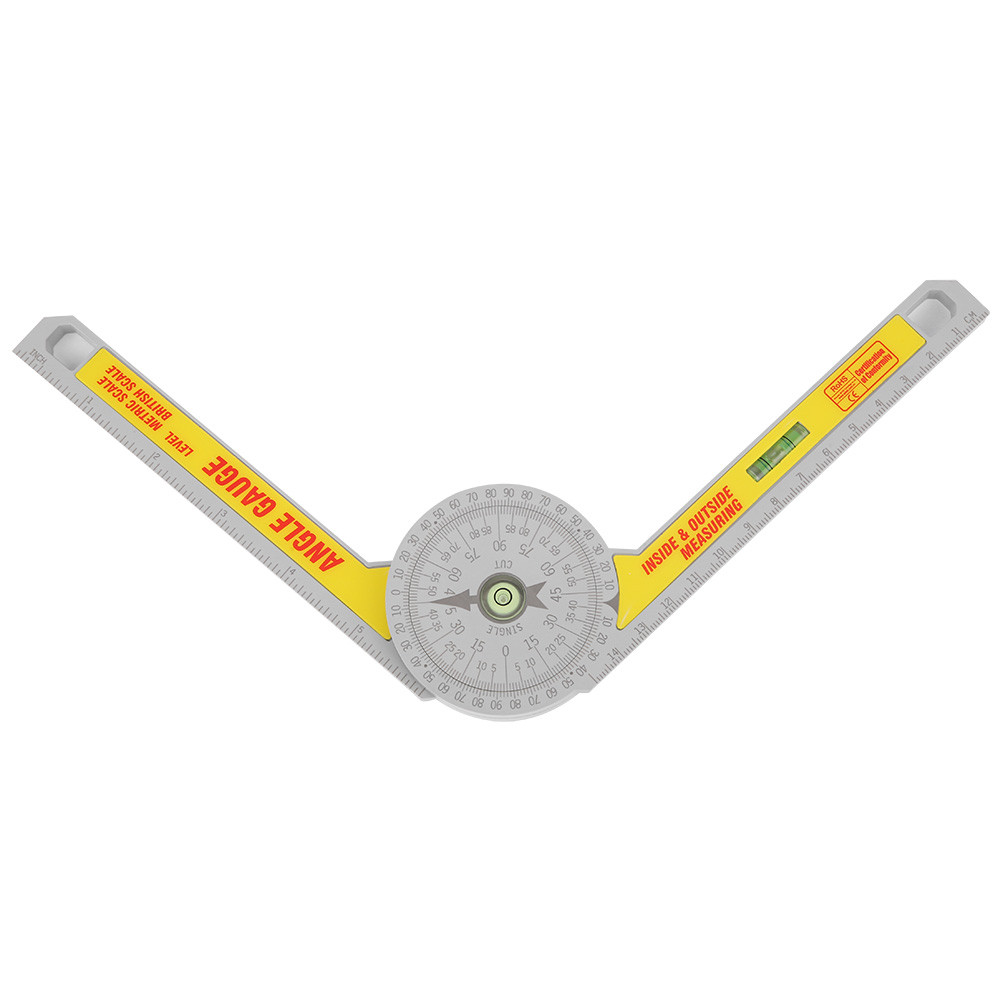 360 Degree Angle Gauge DIY Protractor Goniometer Inside Outside ...