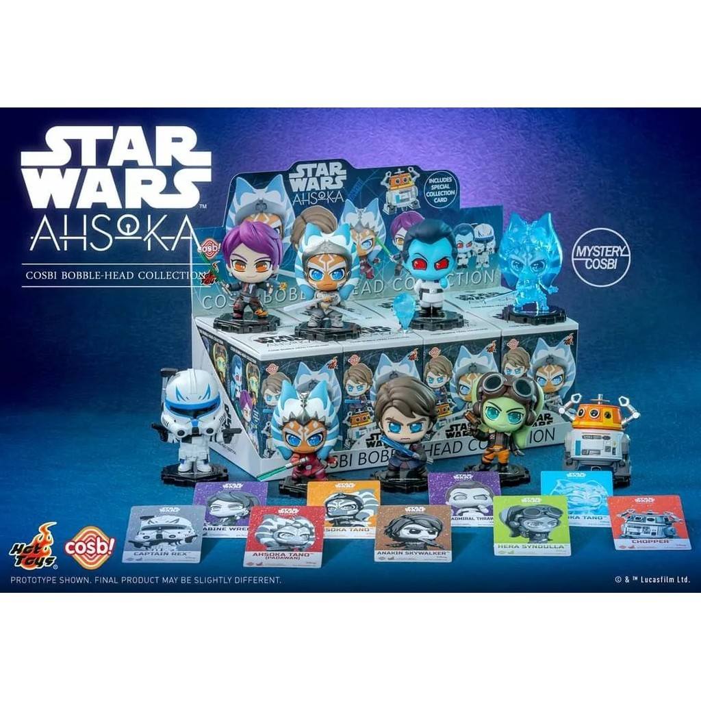 Figurine Ewoks Star Wars Hot Toys - Cosbi Bobble-Head Collection En Boîte Surprise (blind Box)