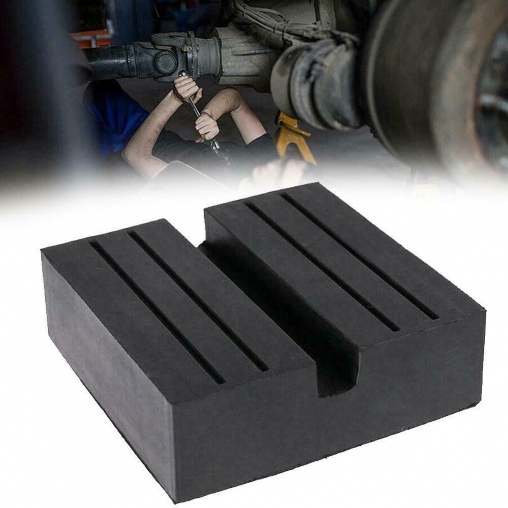 For Jacking Rubber Pad Anti-Slip Rail Adapter Support Block Heavy Duty ...