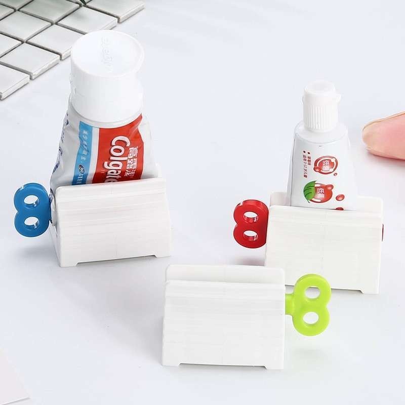 Rotating Roll-Shaped Toothpaste Dispenser Toothpaste Roller Clamp ...