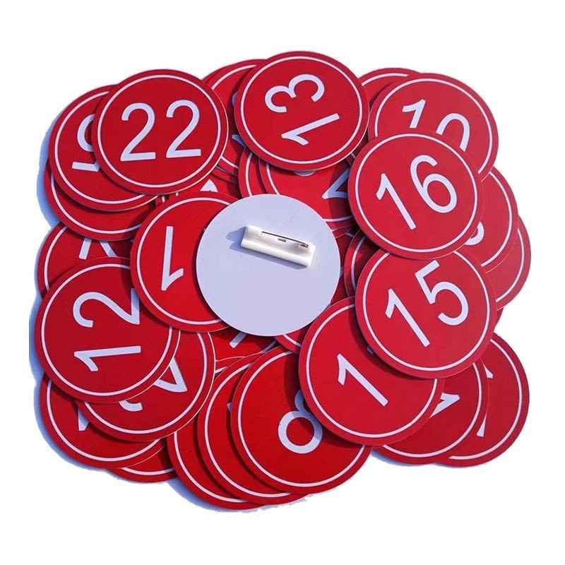 Competition Number Plate with Pin Model Catwalk Name Tag Dance Grading ...