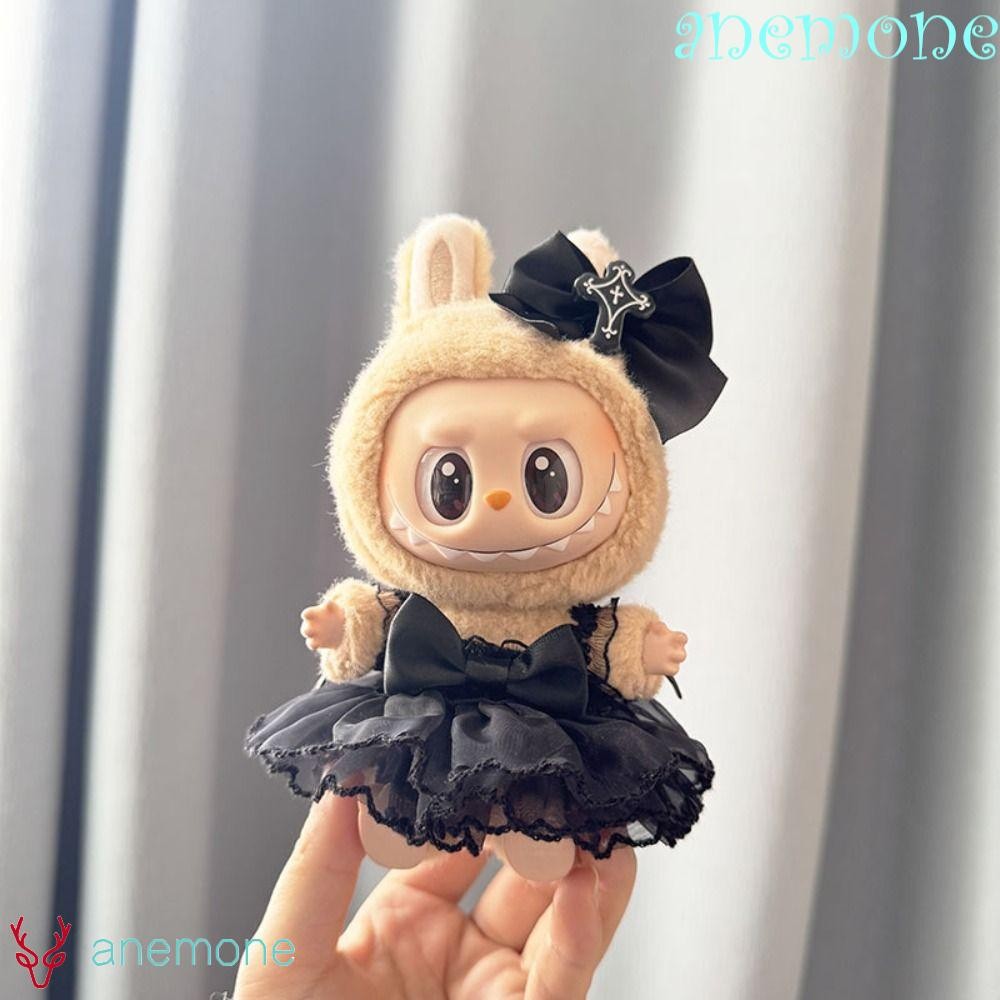 ANEMONE Sitting Party Labubu Doll Clothes, Chinese Style New Year 17cm ...
