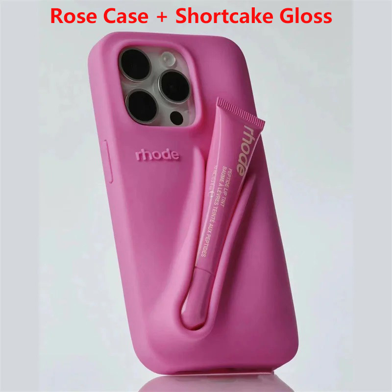 最終価格 rhode lip case iPhone15Pro+リップ Rhode Lip Case for iPhone 15 Pro Max Case with Peptide Lip