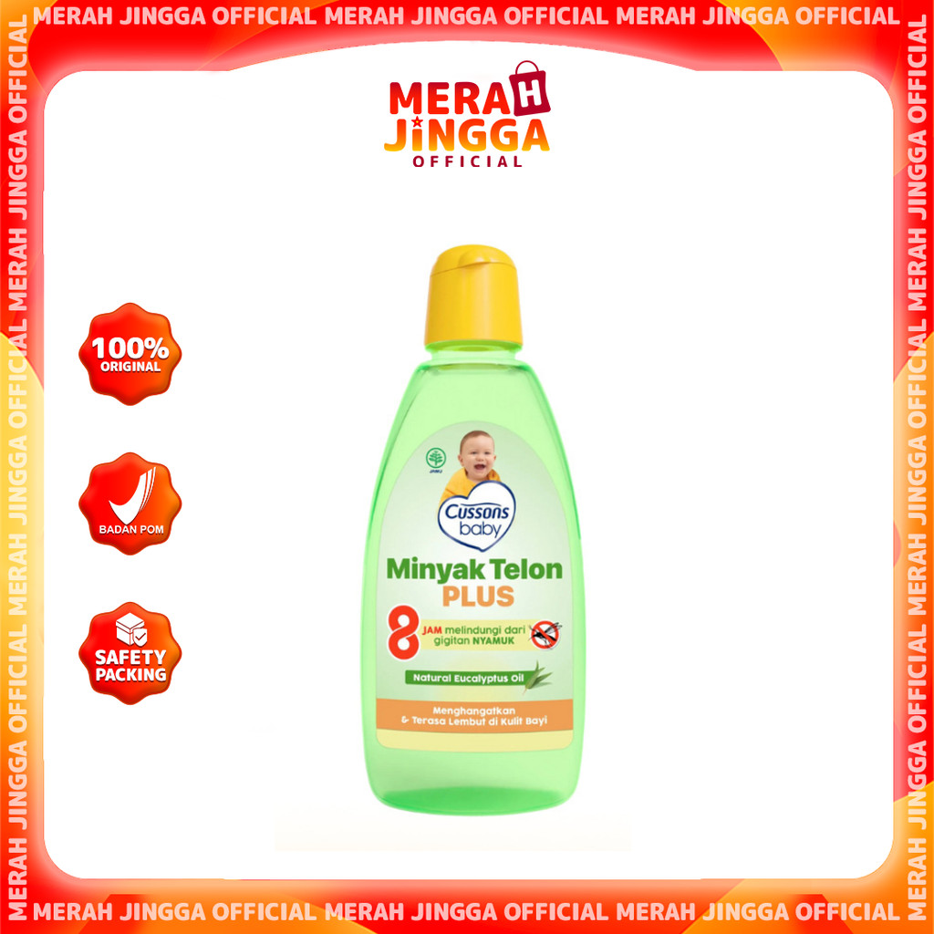 Cussons Baby Minyak Telon Plus / Merah jingga Official