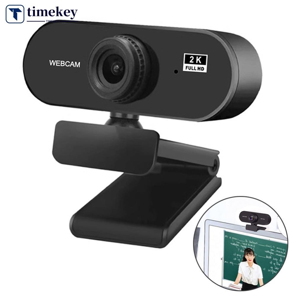 TIMEKEY Micro 2K-480P Webcam for Computer PC Laptops Live Streaming FHD ...