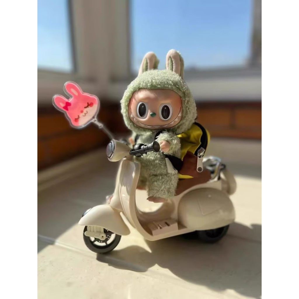 360 Degree Rotating Movable Labubu Motorcycle Children Electric Stunt ...