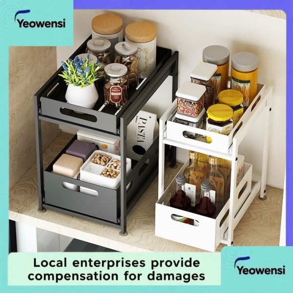 Kitchen sink racks floor-standing spice racks countertop pull-out ...