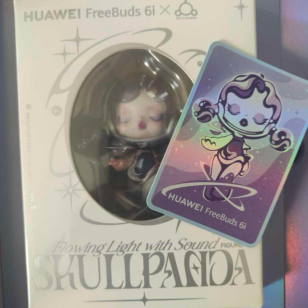 Genuine] POPMART SKULLPANDA x HUAWEI FreeBuds 6i SP Flowing