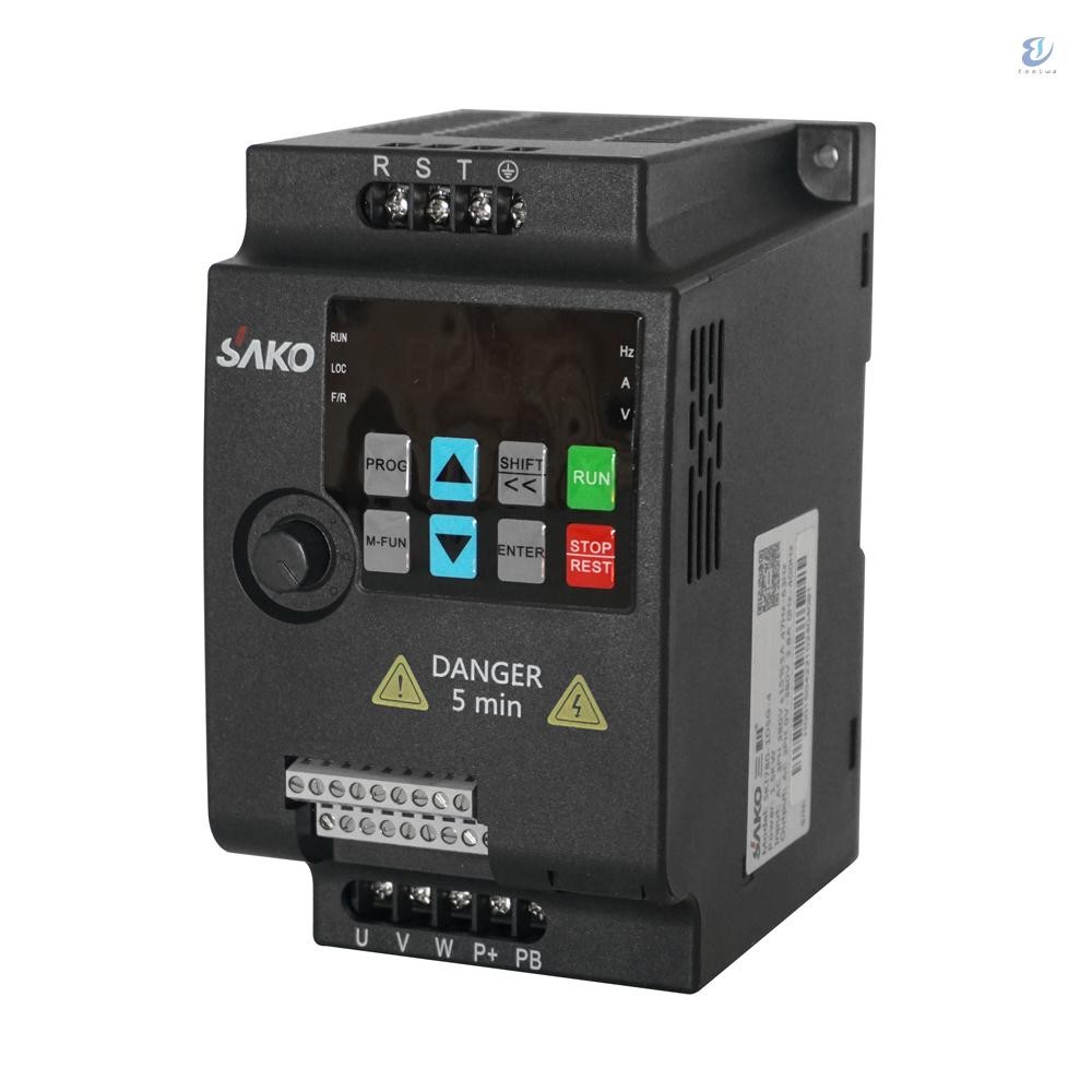 Single Phase AC220V Vector Inverter VFD Variable Frequency Converter ...
