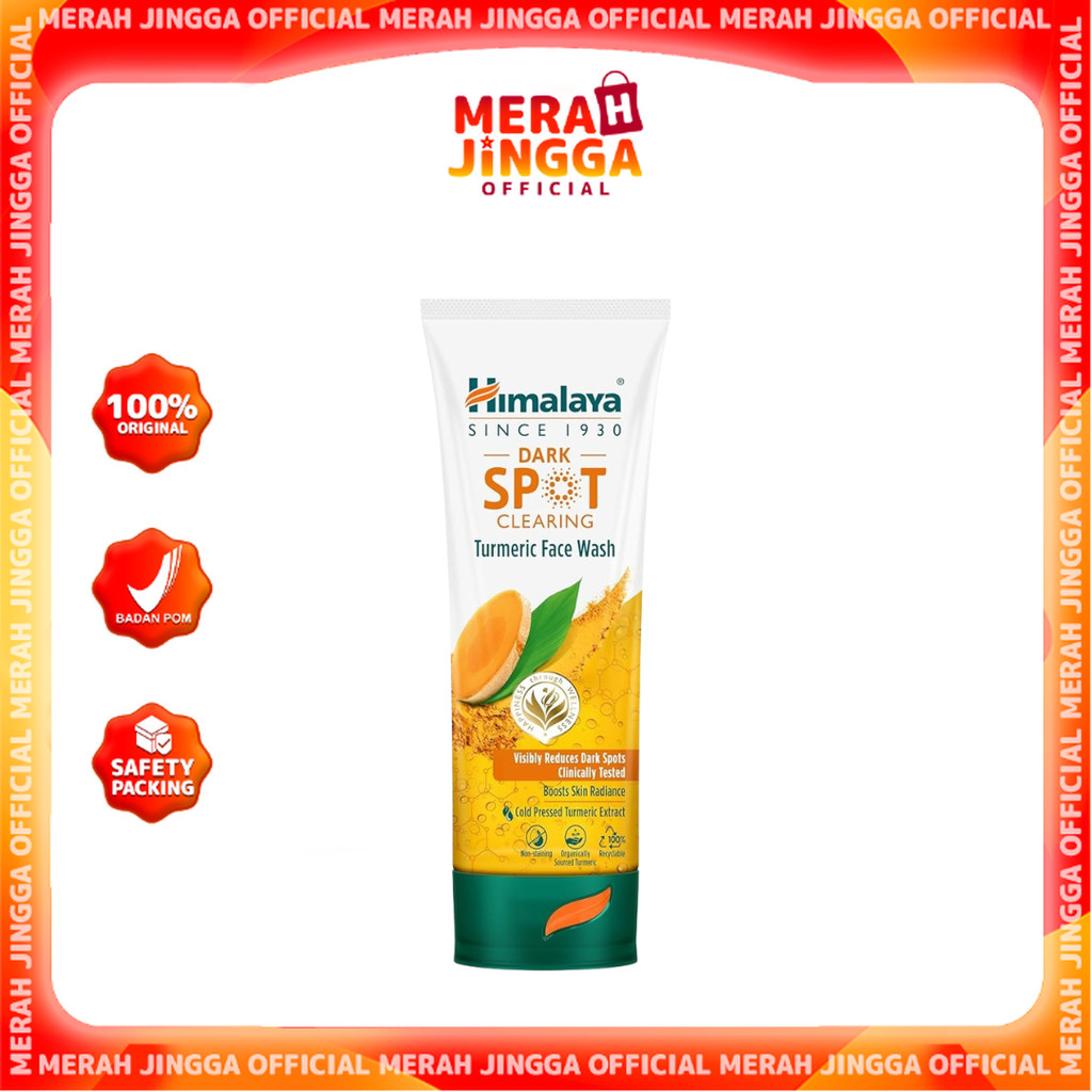 Himalaya Dark Spot Treatment Turmeric Face wash 100ml / Merah Jingga Official