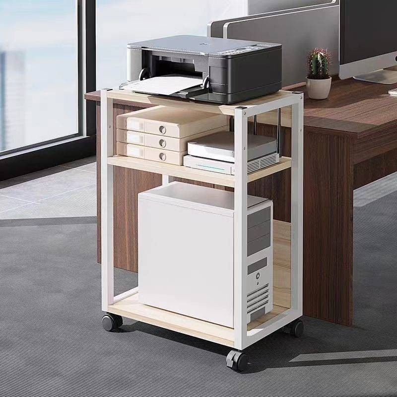 Printer rack Floor-standing mobile printer storage rack Office second ...