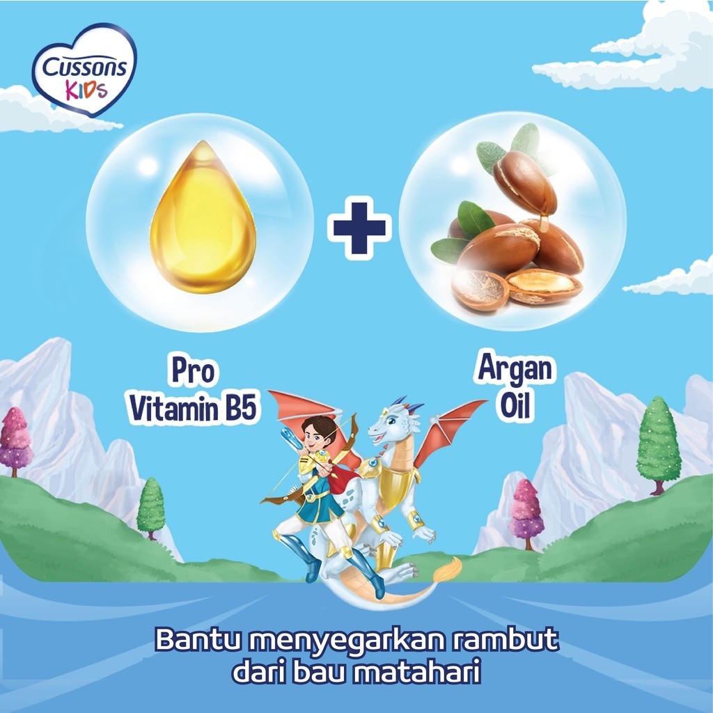 Cussons Kids Shampoo & Conditioner Dragon Fresh & Nourish - Sampo Anak / Merah Jingga Official - Gambar 3