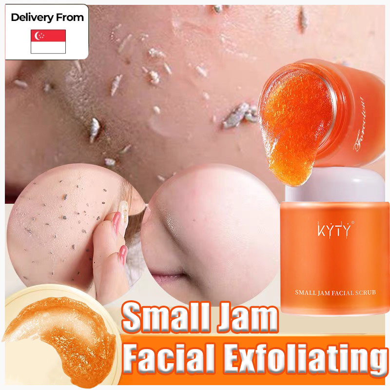 Face Scrub100g Small Jam facial Exfoliating Scrub Deep Cleansing ...
