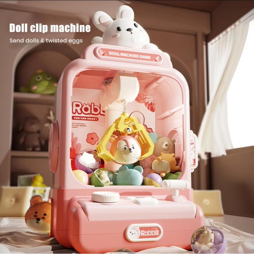 Chip Doll Machine for Kids, Play Game, Mini Claw Capture, Toy Machines ...